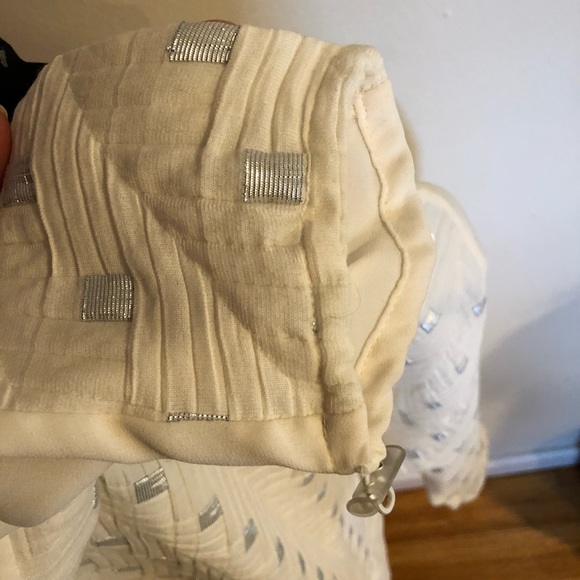 Zara Long Sleeve Top w/ Silver Detailing - Picture 4 of 8